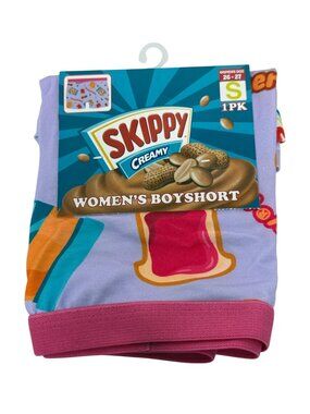 Skippy Creamy Peanut Butter Toast Women's Boyshort Size Small NWT